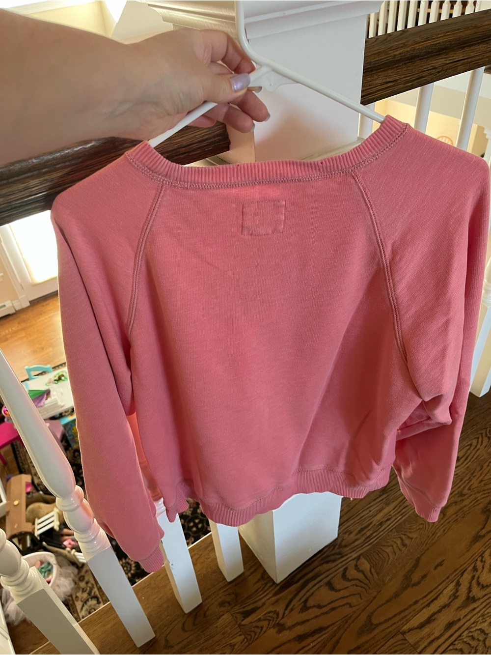 American Eagle Pink 'VENICE' Crewneck Sweatshirt - Picture 3 of 3
